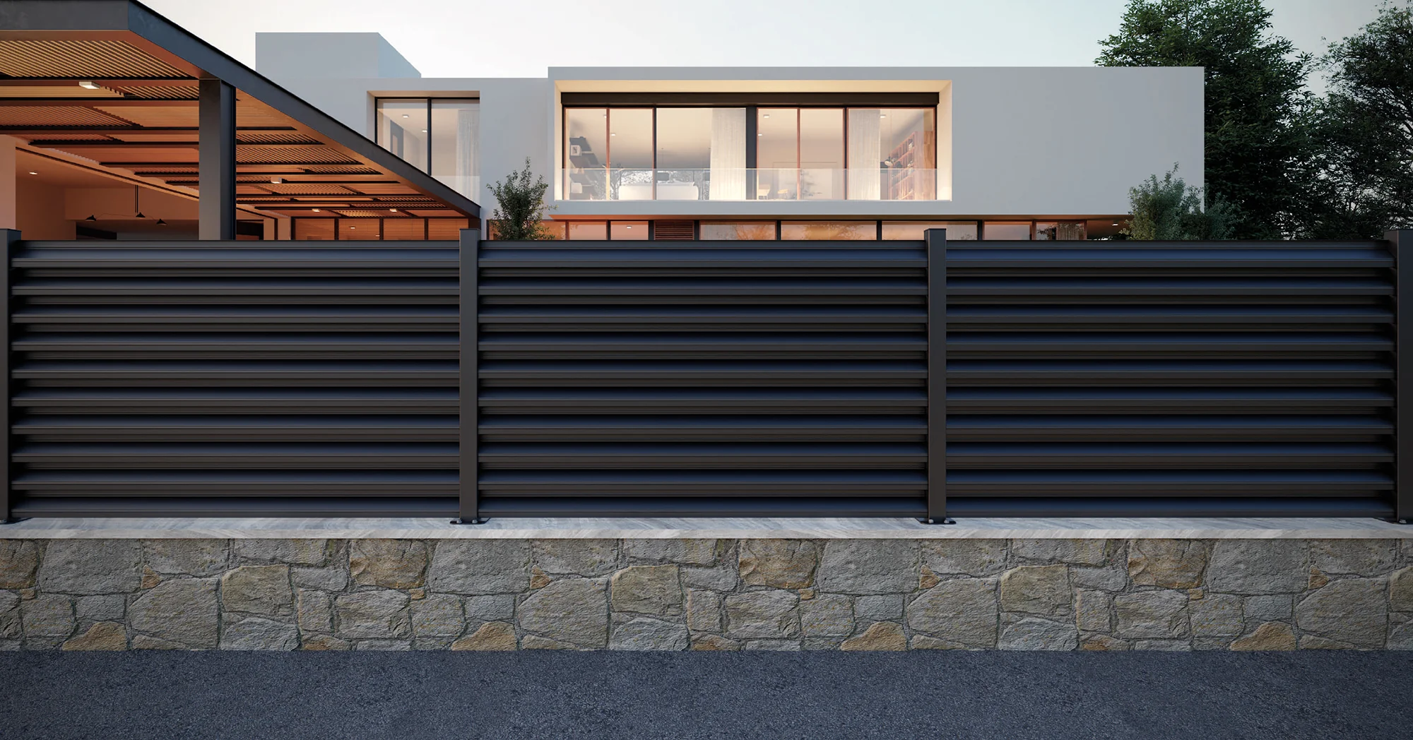 Vedação Ocultante Modular - Ventia- ODEM